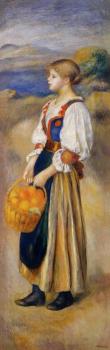 皮埃爾 奧古斯特 雷諾阿 Girl with a Basket of Oranges 皮埃爾 奧古斯特 雷諾阿 Girl with a Basket of Oranges
